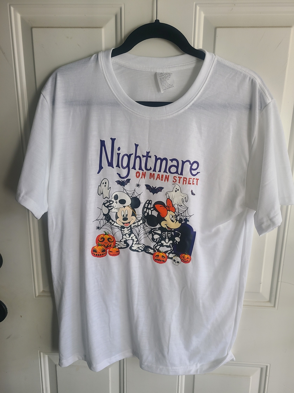 Nightmare on Main Street White Graphic Tee - Disney Inspired